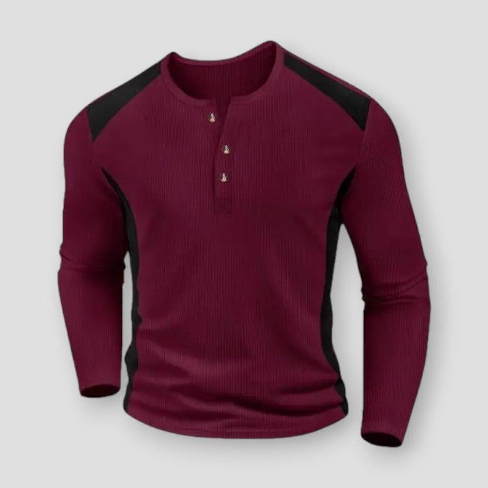 Moon Madrid Elgin Henley Pullover