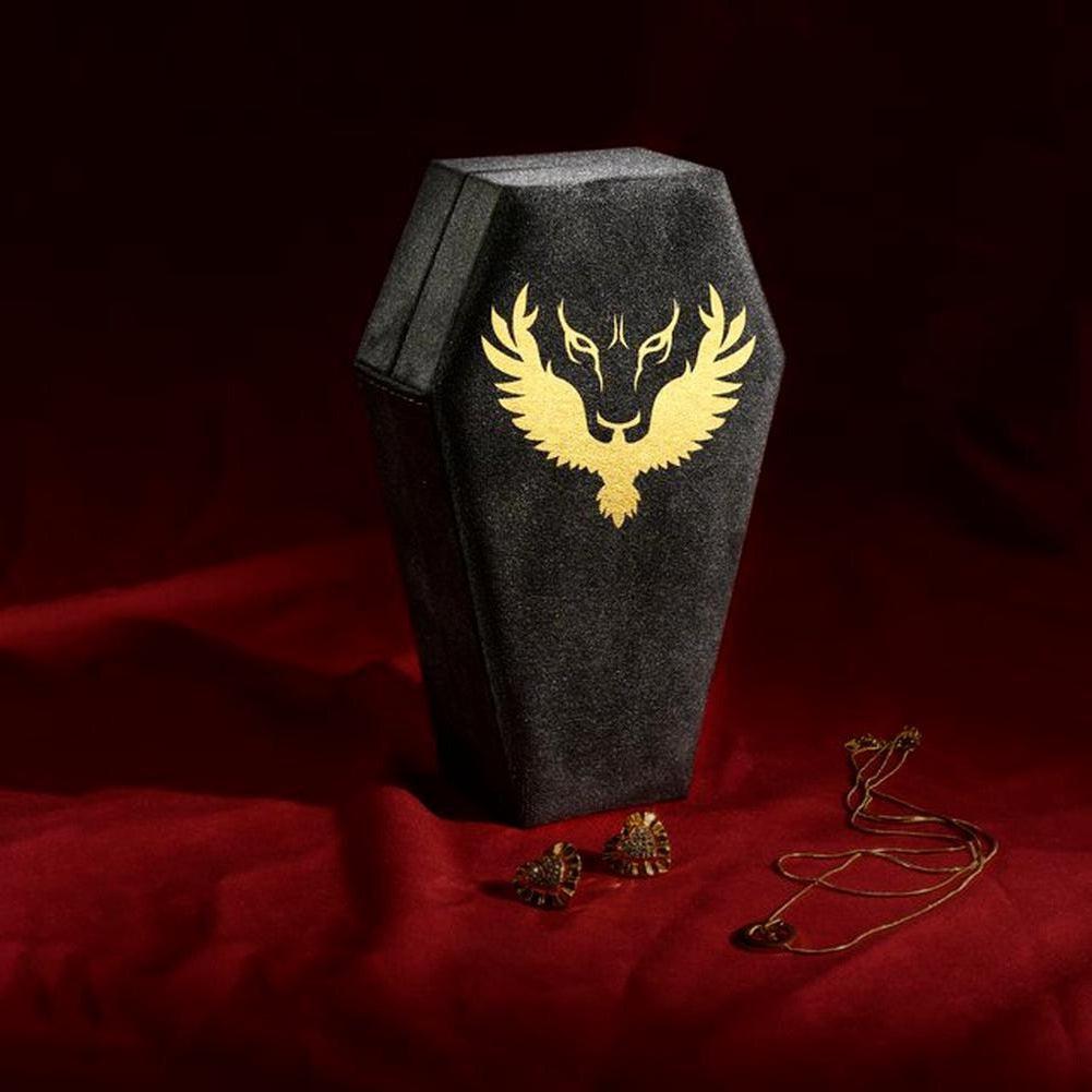 Saint Martin Lubbock Velvet Coffin Jewelry Casket