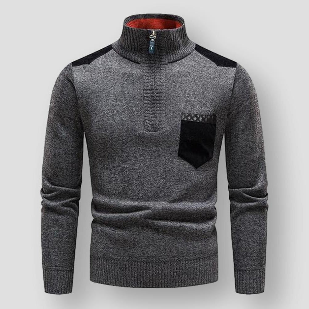 Sky Morris Danvers Patchwork Sweater
