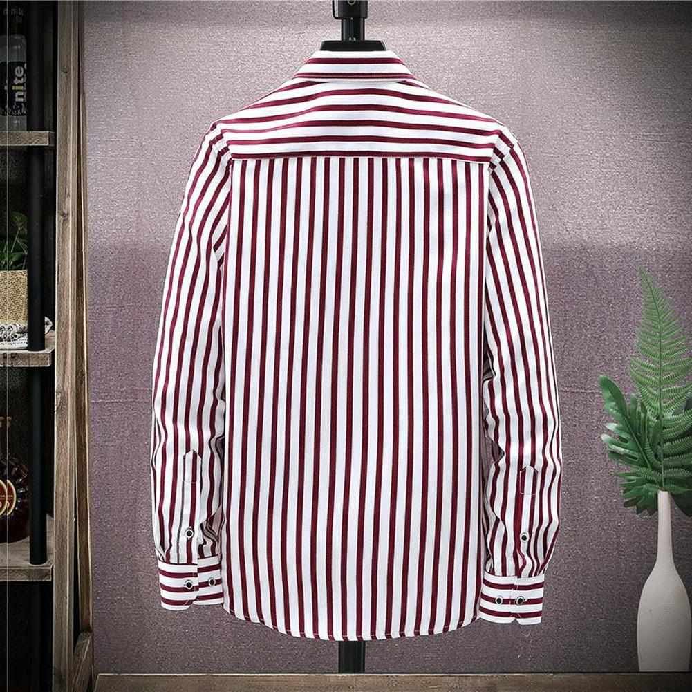 Night Madrid Long Sleeve Striped Shirt