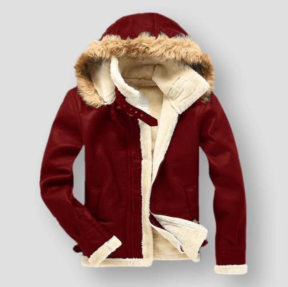 Saint Martin Leather Fur Jacket