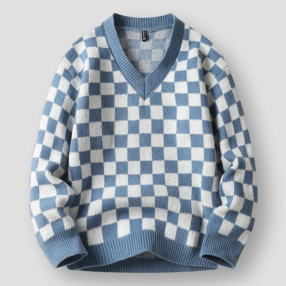 Saint Martin Kodiak Checkered Sweater