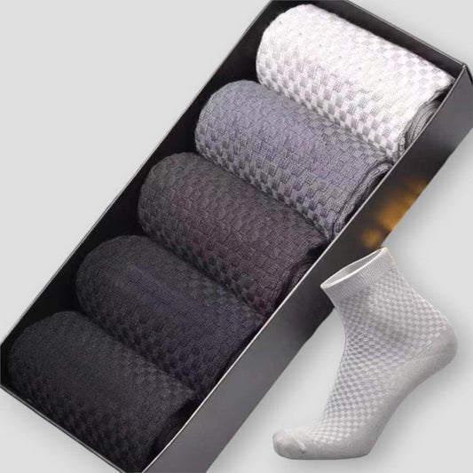 Moon Madrid Irvine Bamboo Fiber Socks - 5 Pairs