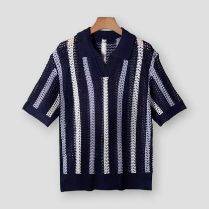 Saint Martin Harrison Hollow Knitted Polo