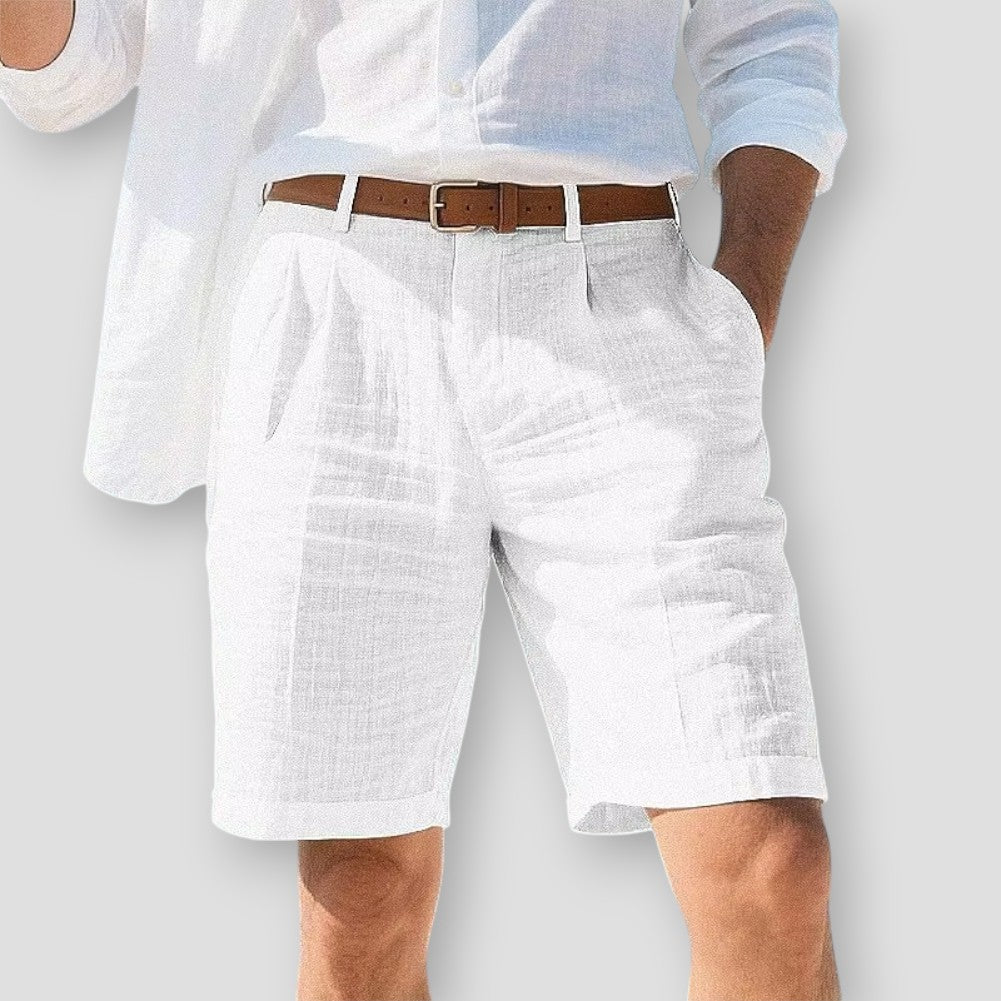 Sky Morris Hutchinson Linen Shorts