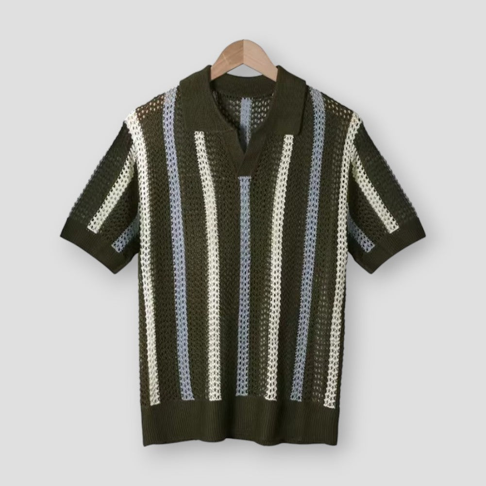 Saint Martin Harrison Hollow Knitted Polo