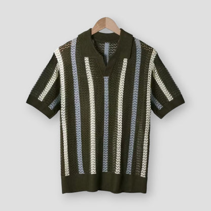 Saint Martin Harrison Hollow Knitted Polo