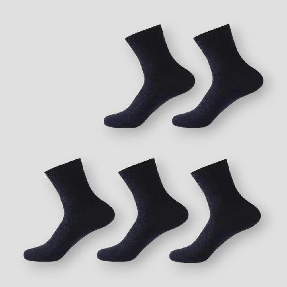 Moon Madrid Irvine Bamboo Fiber Socks - 5 Pairs