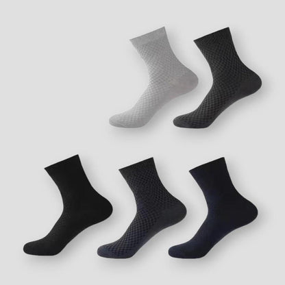 Moon Madrid Irvine Bamboo Fiber Socks - 5 Pairs