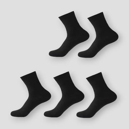 Moon Madrid Irvine Bamboo Fiber Socks - 5 Pairs