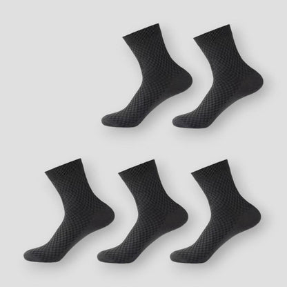 Moon Madrid Irvine Bamboo Fiber Socks - 5 Pairs