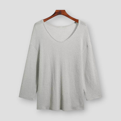 Moon Madrid Kokomo Long Sleeve Hollow Tee