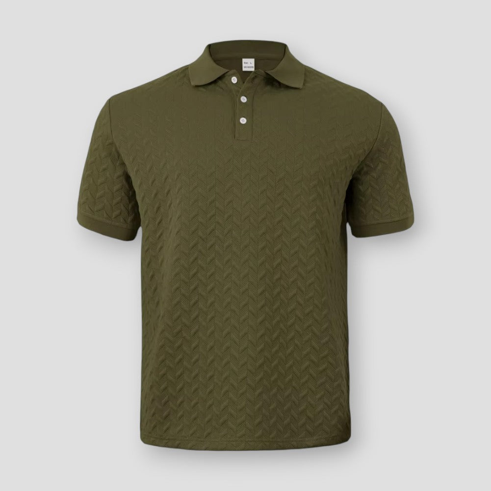 Sky Morris Douglas Textured Polo