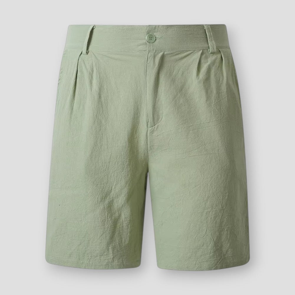 Sky Morris Hayward Linen Blend Shorts