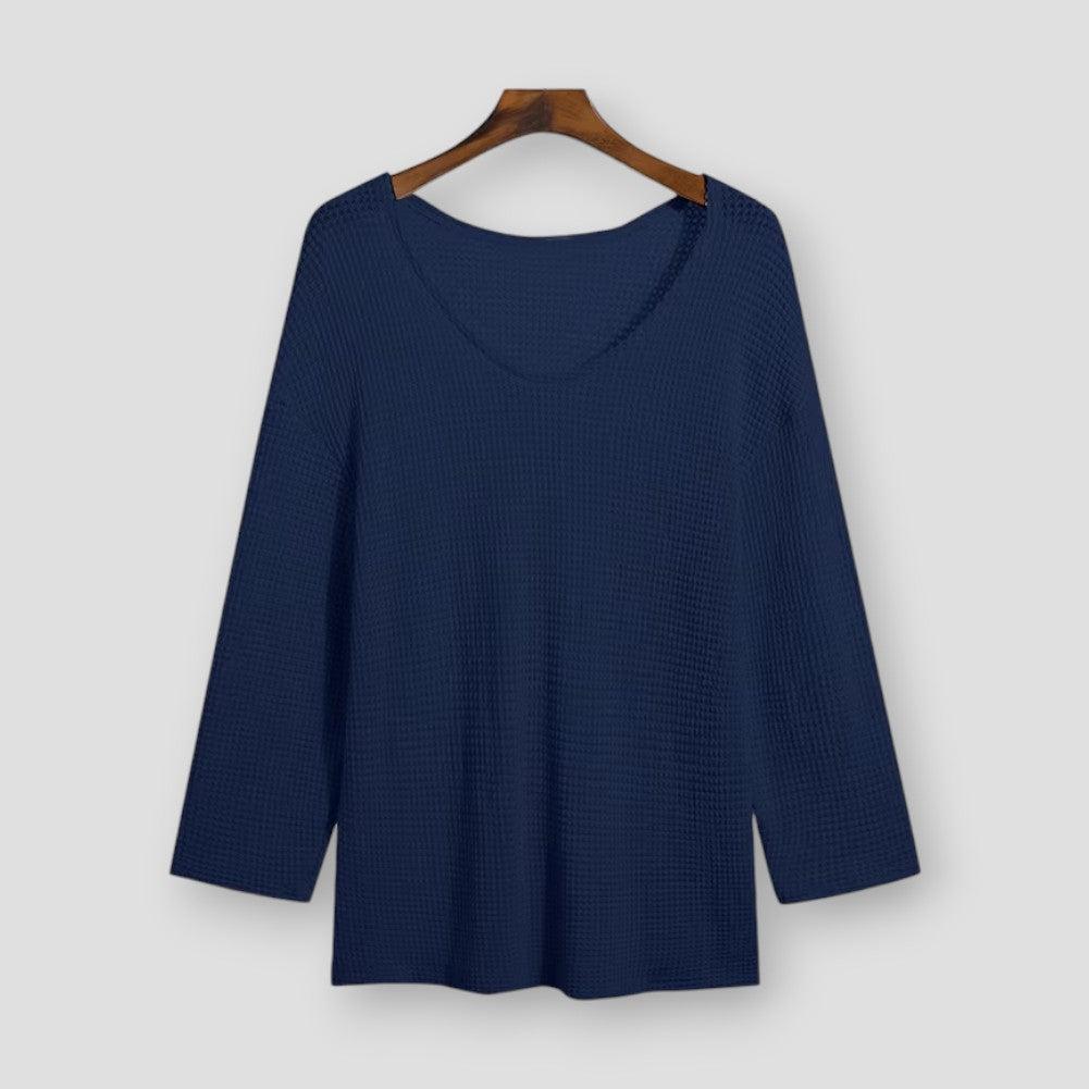 Moon Madrid Kokomo Long Sleeve Hollow Tee