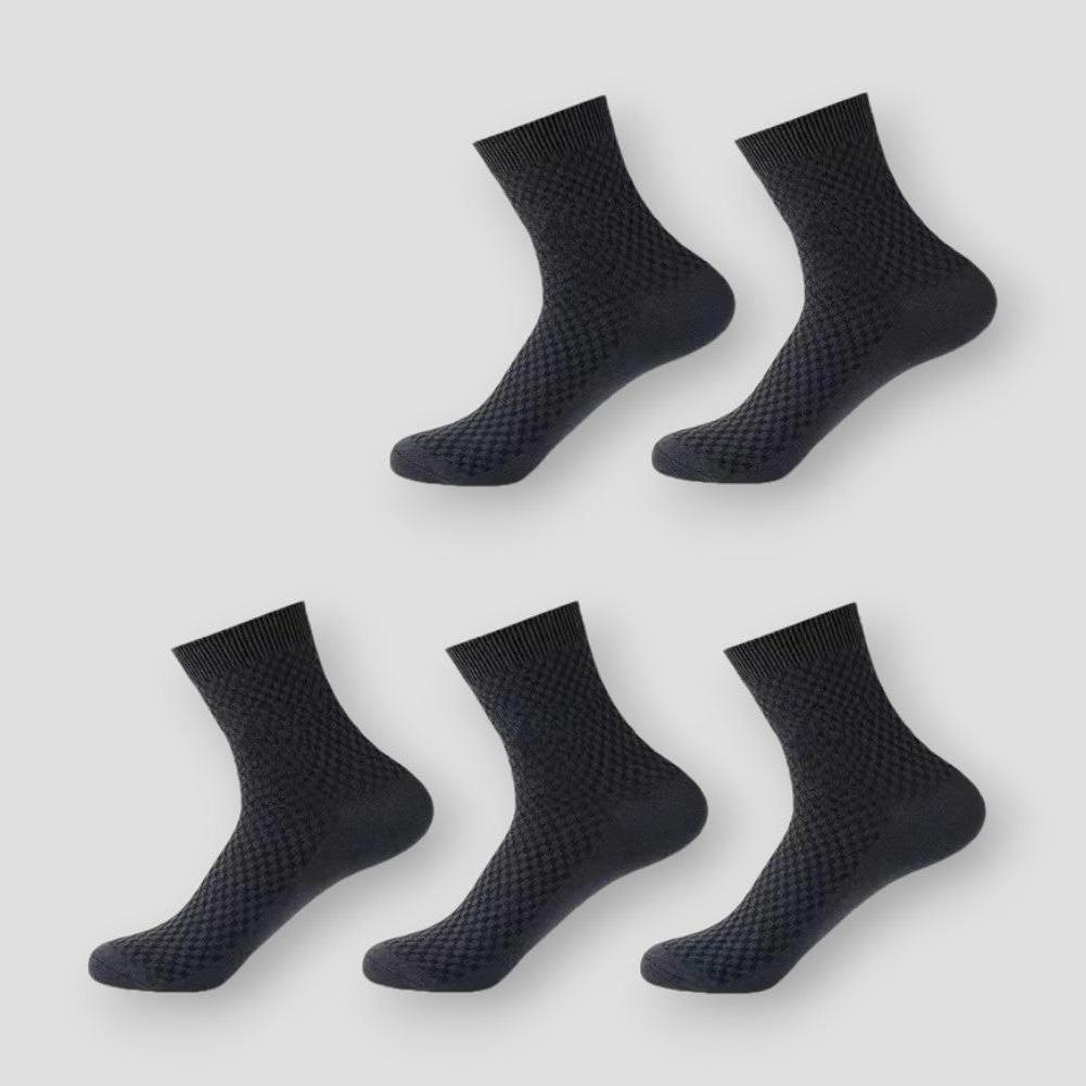 Moon Madrid Irvine Bamboo Fiber Socks - 5 Pairs