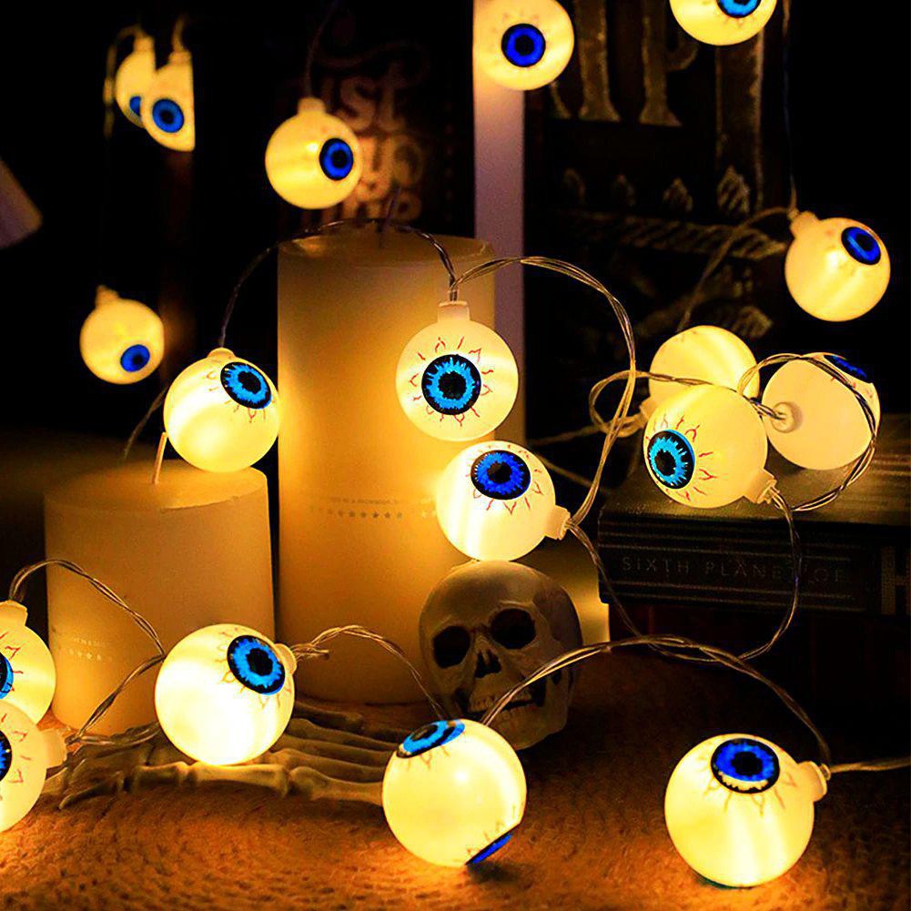 Moon Madrid Allentown Spook LED Halloween Eyeball String Lights - Moon ...