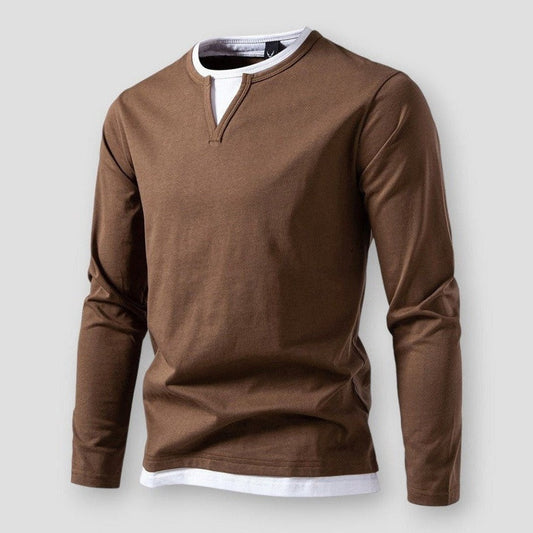 Moon Madrid Andalusia V-neck Shirt