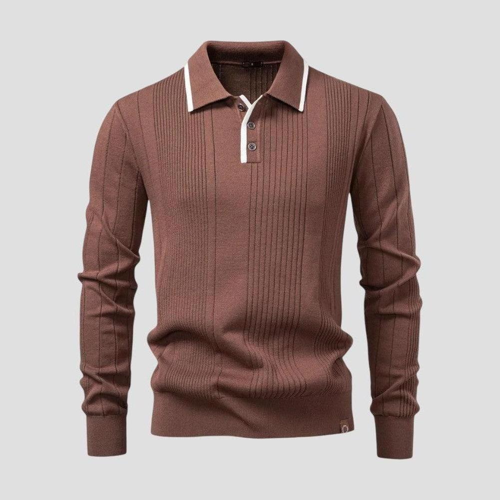 Moon Madrid Arkadelphia Polo Sweater