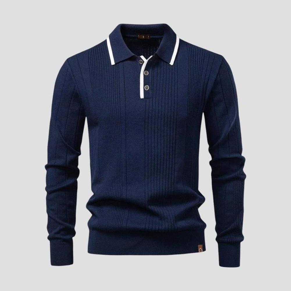 Moon Madrid Arkadelphia Polo Sweater