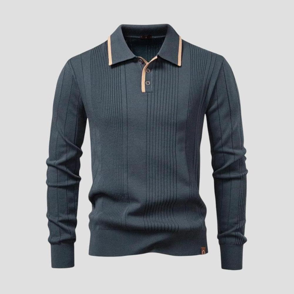 Moon Madrid Arkadelphia Polo Sweater