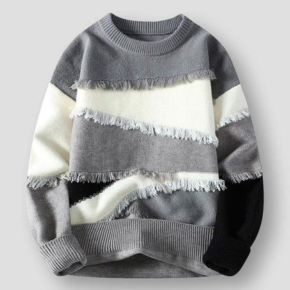 Moon Madrid Aurora Patchwork Knitted Sweater