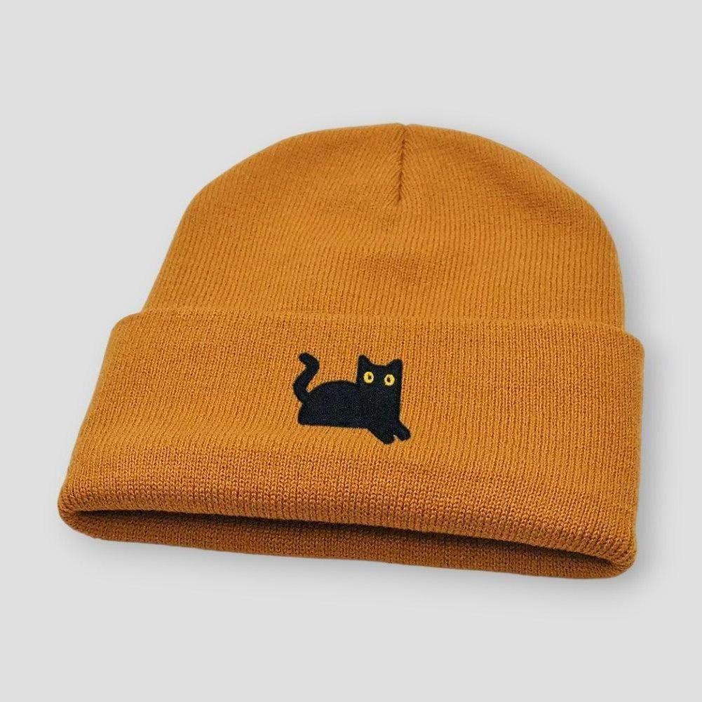 Moon Madrid Black Kitty Beanie