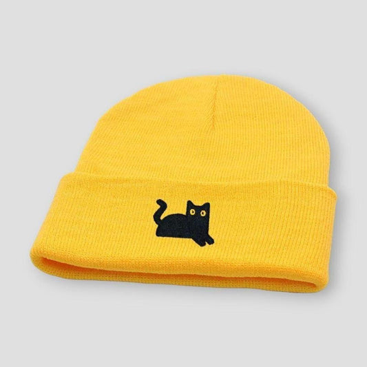Moon Madrid Black Kitty Beanie