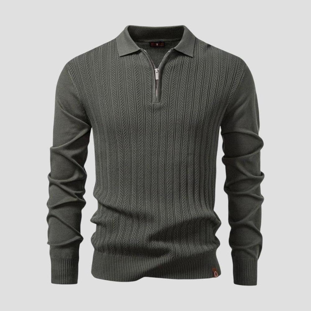 Moon Madrid Chandler Polo Sweater