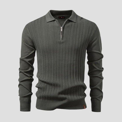 Moon Madrid Chandler Polo Sweater