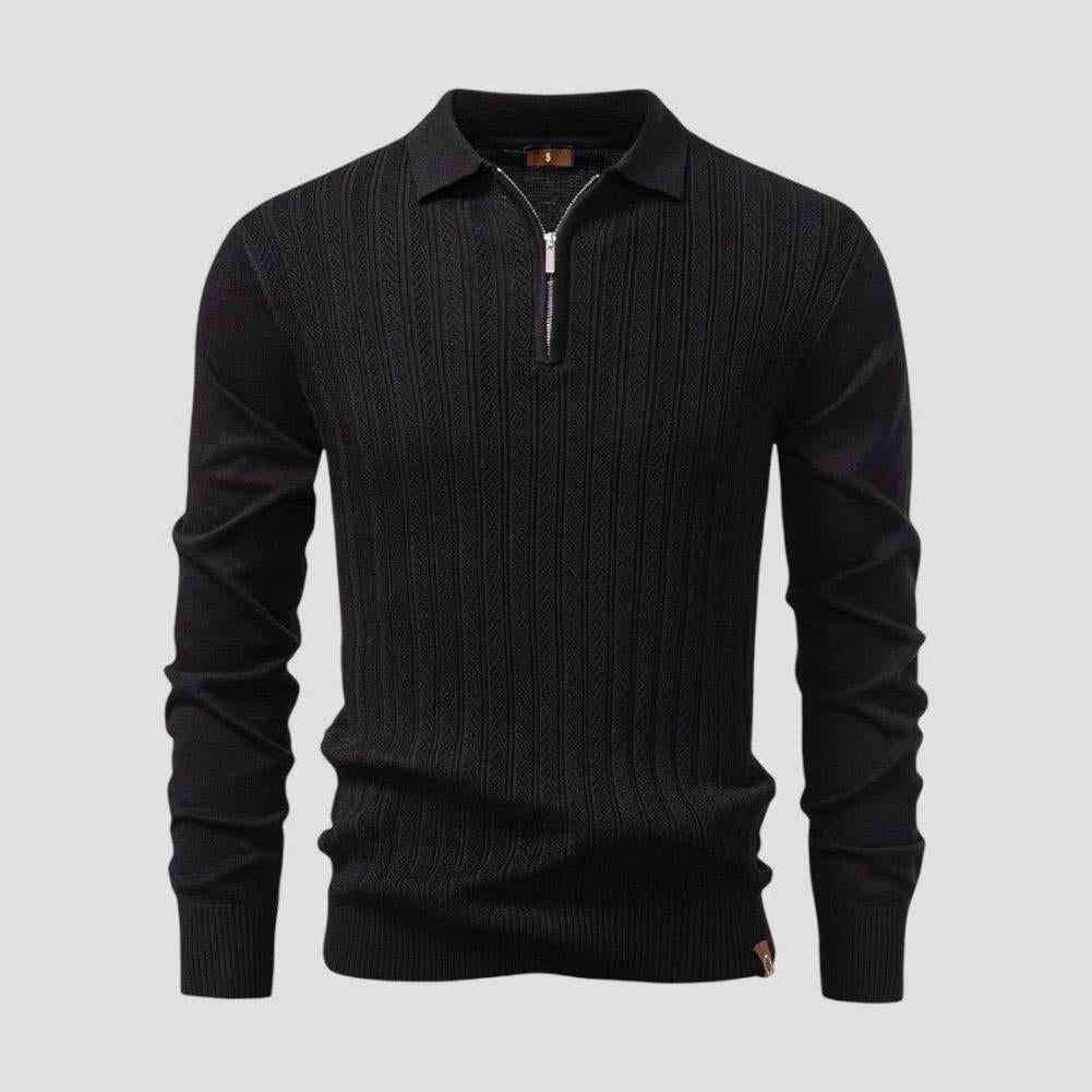 Moon Madrid Chandler Polo Sweater