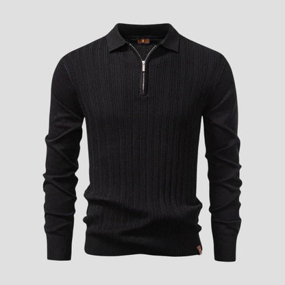 Moon Madrid Chandler Polo Sweater