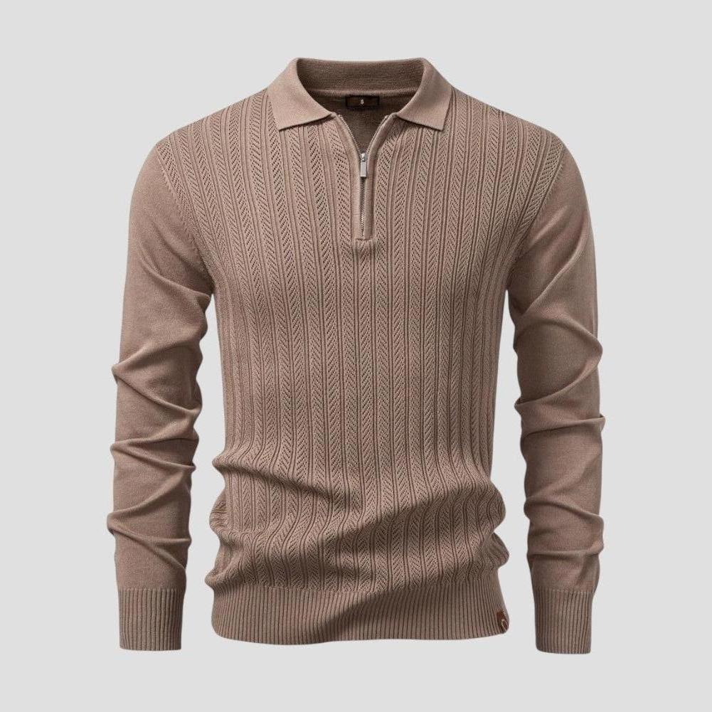 Moon Madrid Chandler Polo Sweater