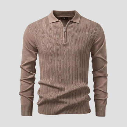 Moon Madrid Chandler Polo Sweater