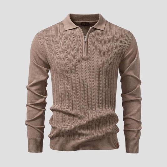 Moon Madrid Chandler Polo Sweater