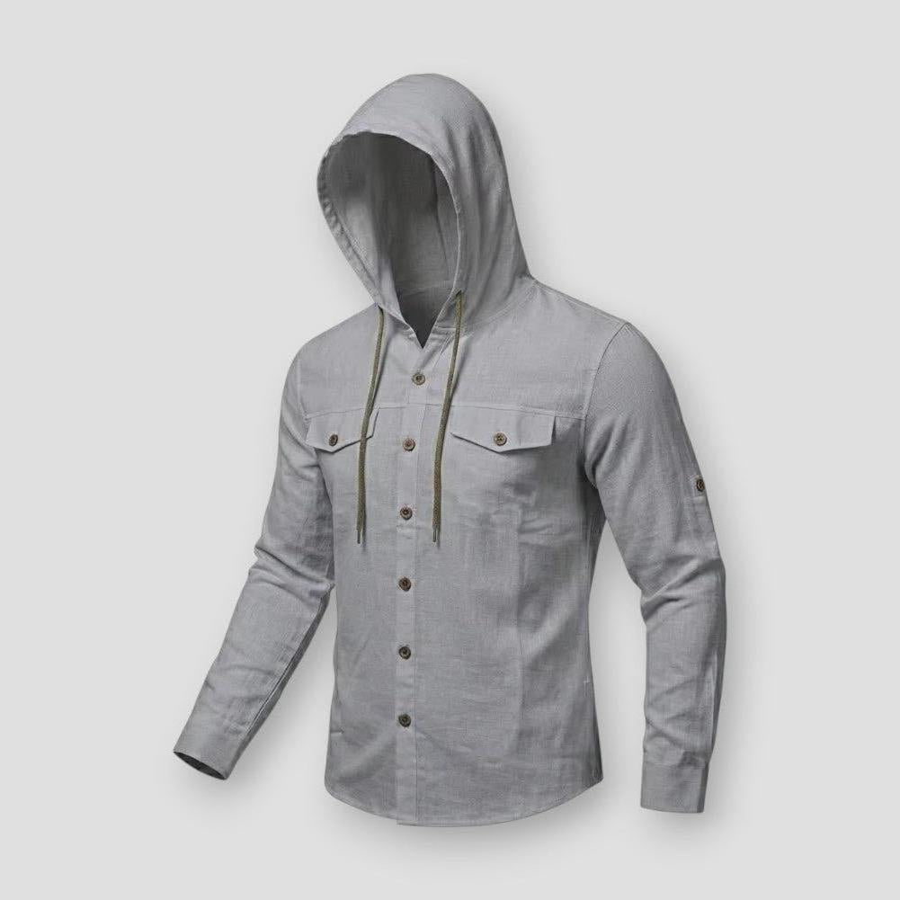 Moon Madrid Chanute Hooded Shirt
