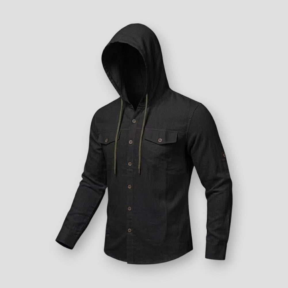 Moon Madrid Chanute Hooded Shirt