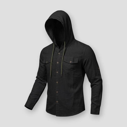 Moon Madrid Chanute Hooded Shirt