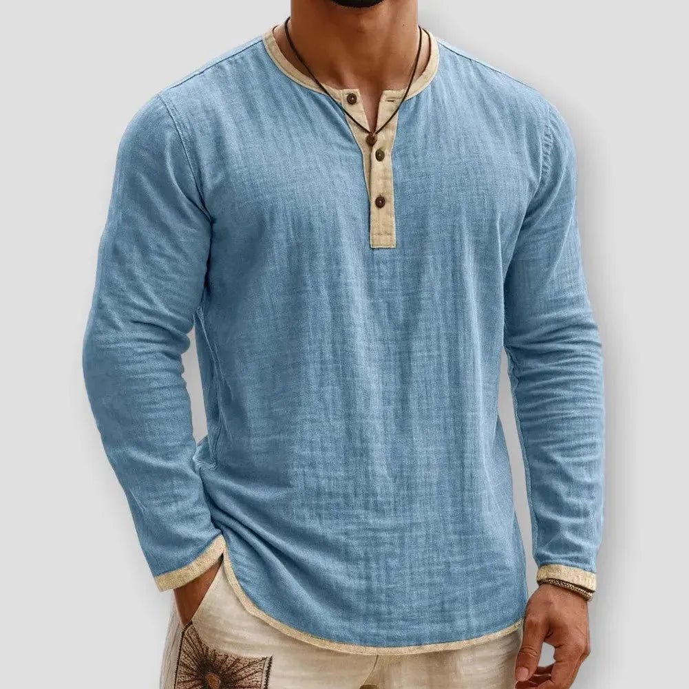 Moon Madrid Cherokee Henley Shirt
