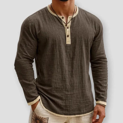 Moon Madrid Cherokee Henley Shirt