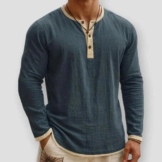 Moon Madrid Cherokee Henley Shirt