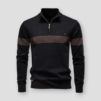 Moon Madrid Decatur Half-Zipped Sweater