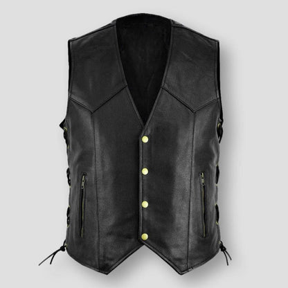 Moon Madrid Denver Rebel Rider Leather Vest