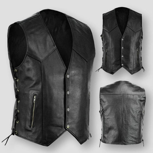 Moon Madrid Denver Rebel Rider Leather Vest