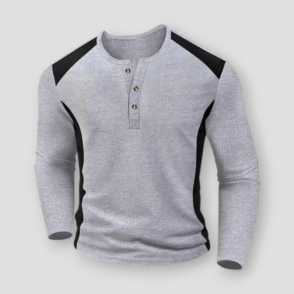 Moon Madrid Elgin Henley Pullover