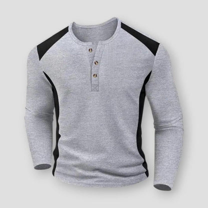Moon Madrid Elgin Henley Pullover
