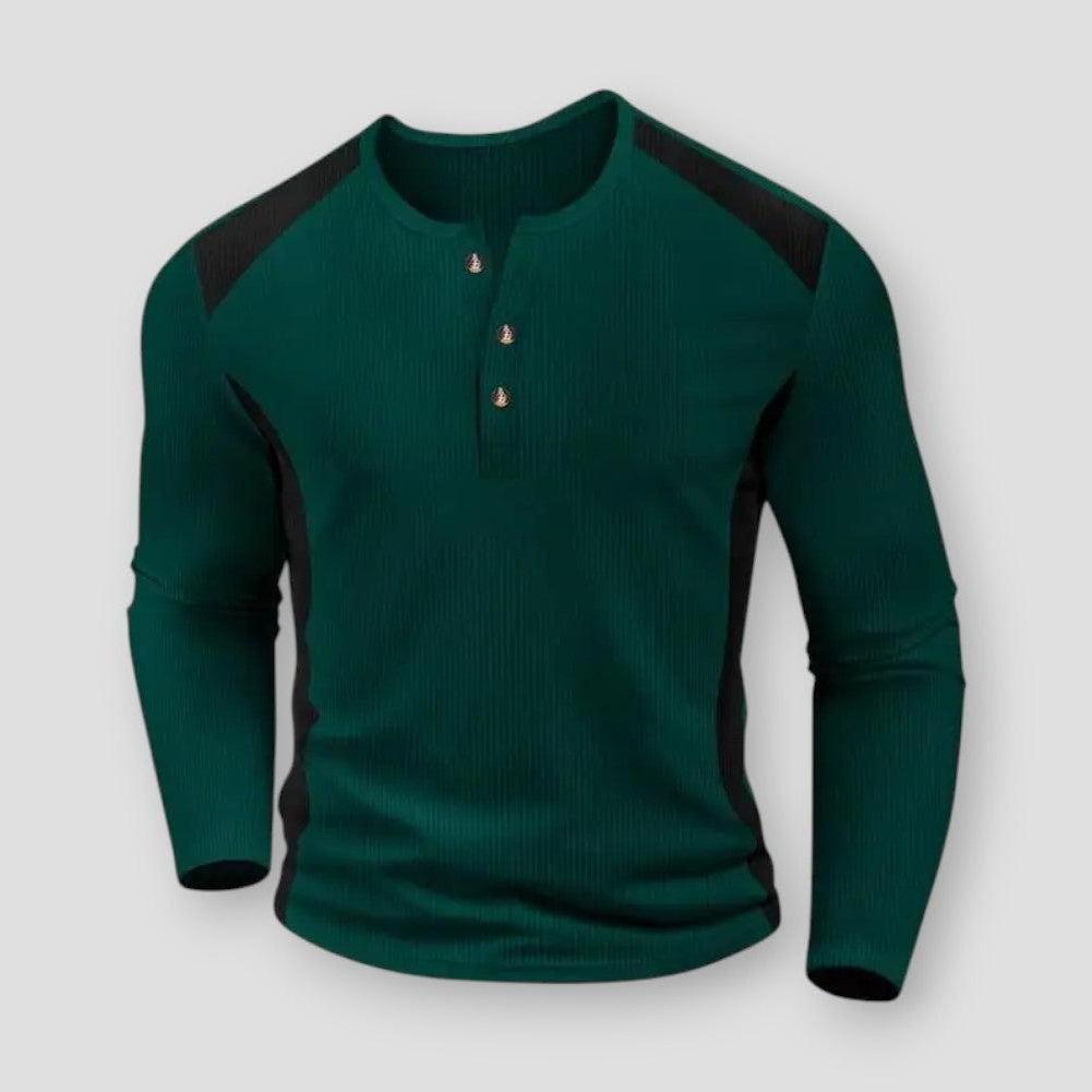 Moon Madrid Elgin Henley Pullover