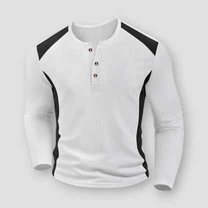 Moon Madrid Elgin Henley Pullover