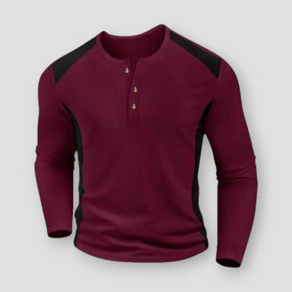 Moon Madrid Elgin Henley Pullover