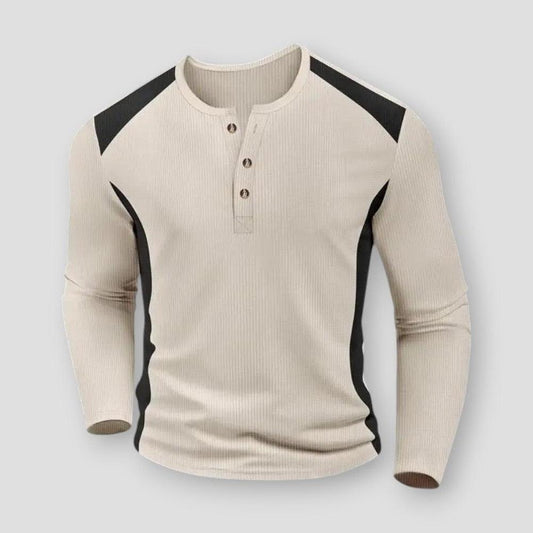 Moon Madrid Elgin Henley Pullover